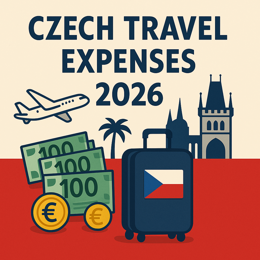 Czech travel expenses 2026