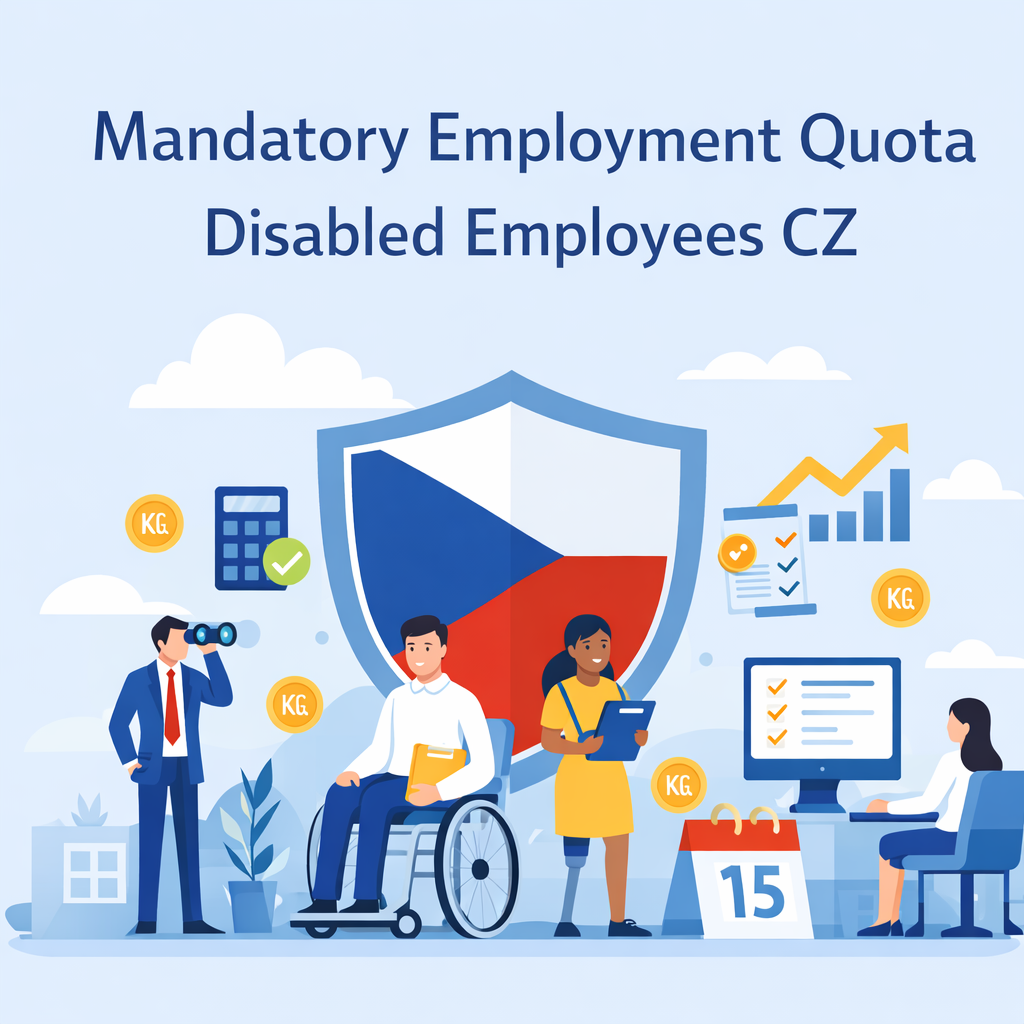 Mandatory employment quota for employees with disabilities Czech Republic